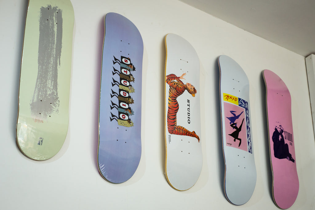 Latest Studio decks and clobber!