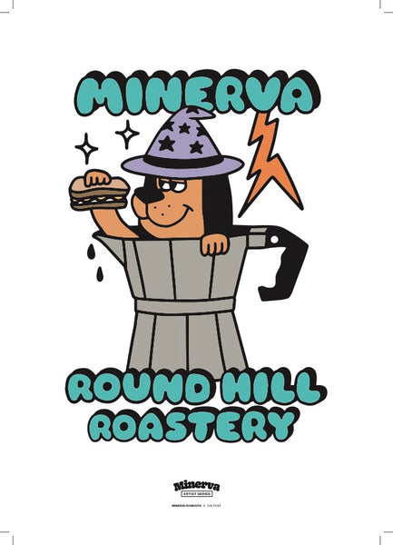 Minerva x Cif thief Round hill A4 print