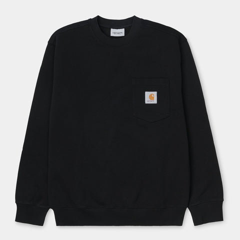 Pocket sweat crewneck