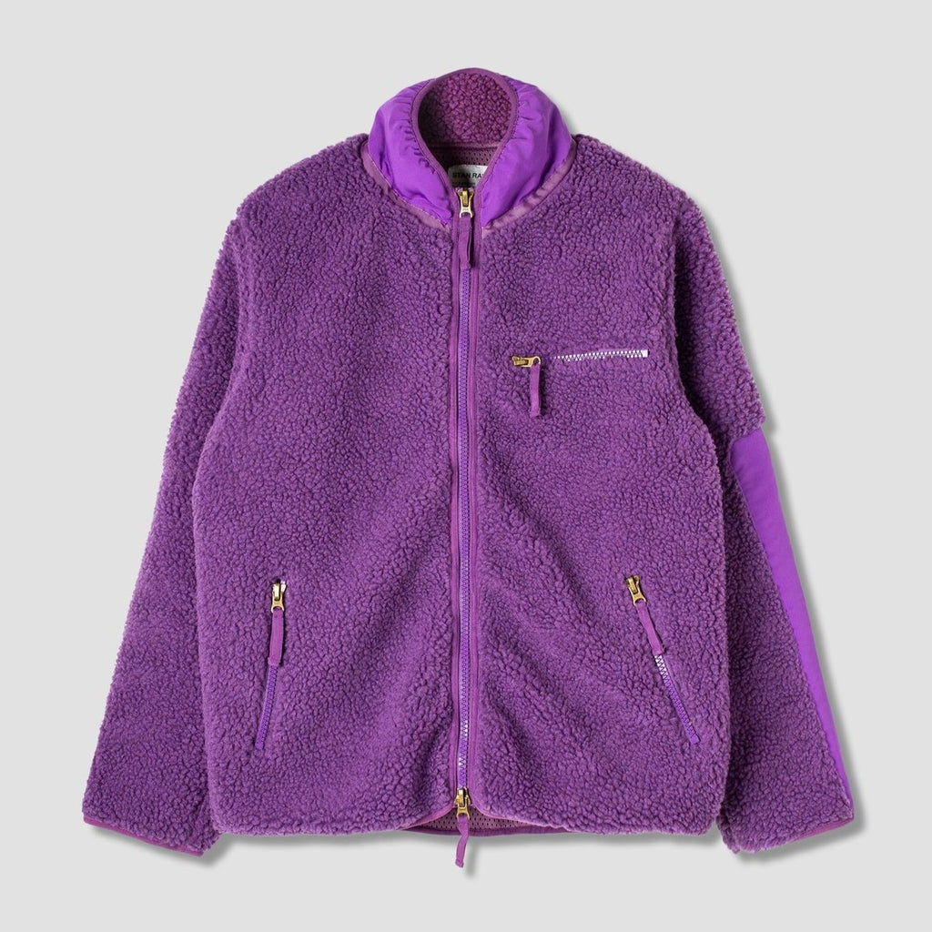 High pile fleece jacket