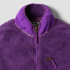 High pile fleece jacket