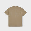 Stroke logo antique gold