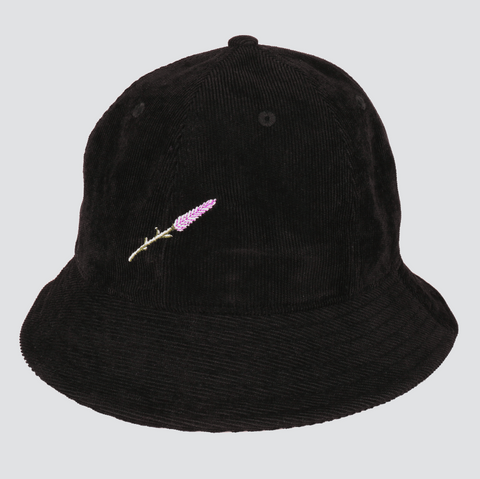 Lavender bucket hat - Black