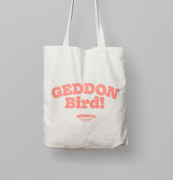 Geddon Bird! Tote bag