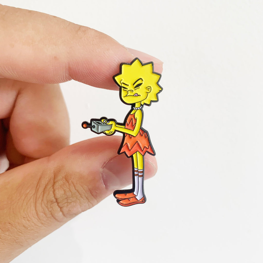 Leesa x Squishee Gorilaz Pin Badge